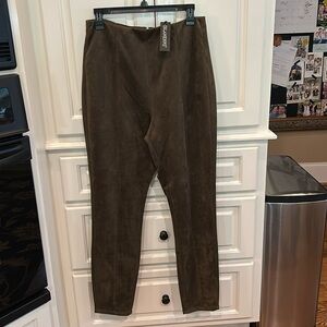 NWT! BLANKNYC Brown Suede-Look Pants